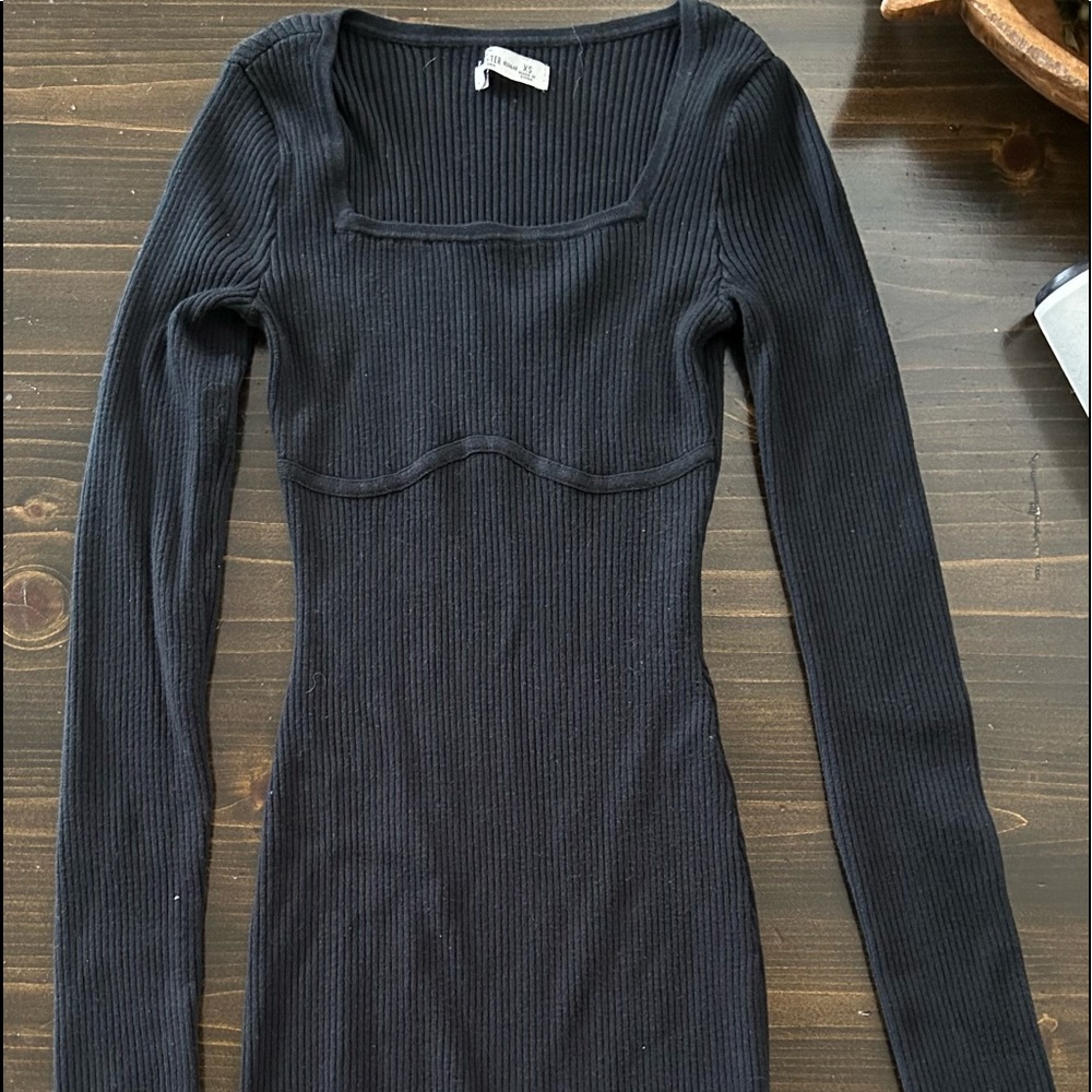 hollister underbust sweater dress